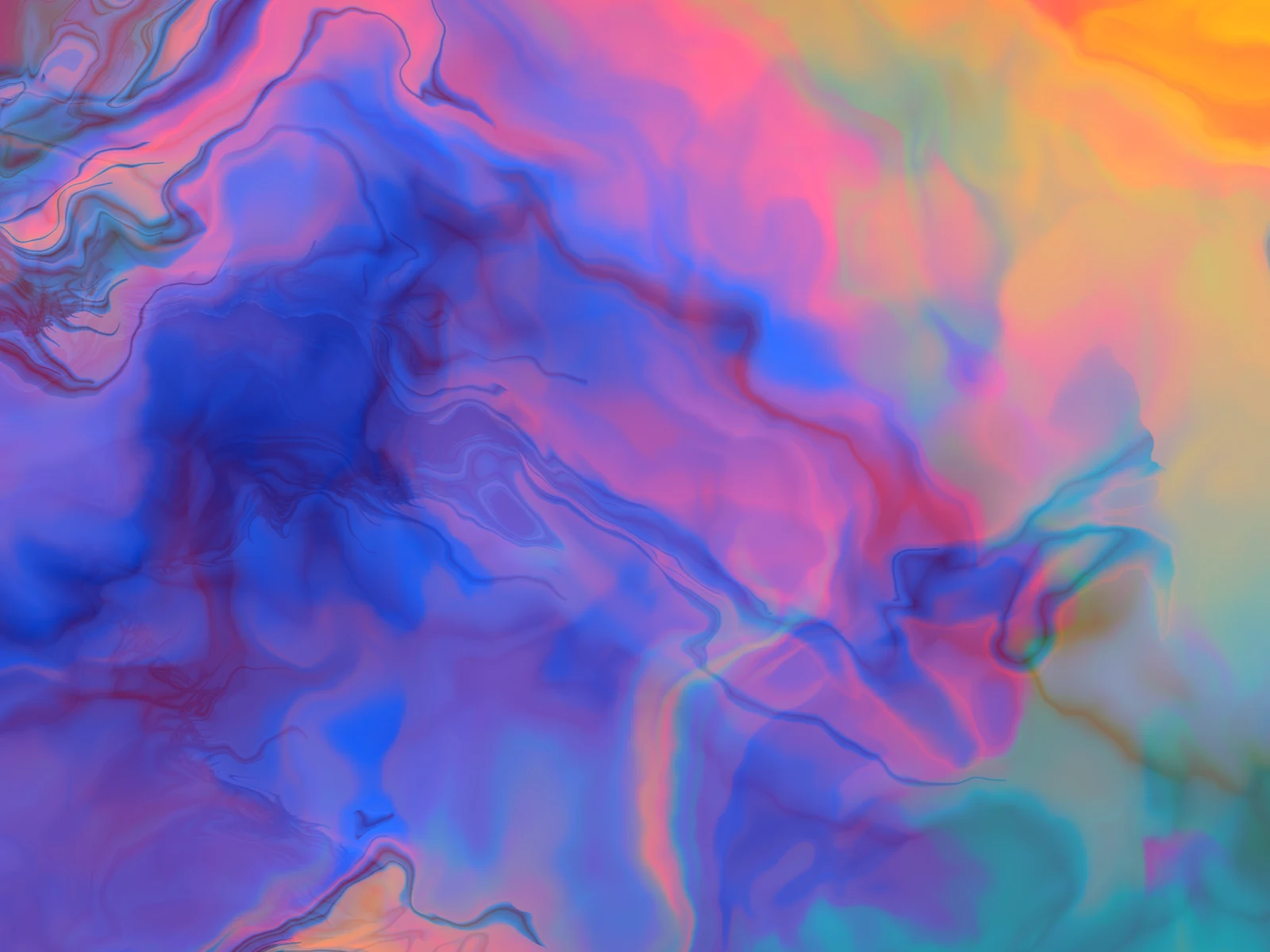 A square-format composition rendered by the Living Watercolour Engine